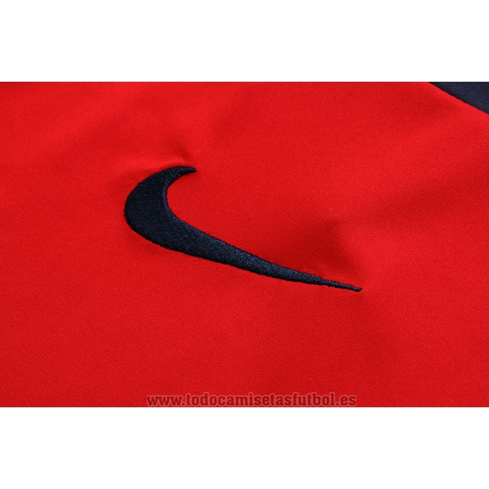Chandal del Paris Saint-Germain Manga Corta 2022-2023 Rojo